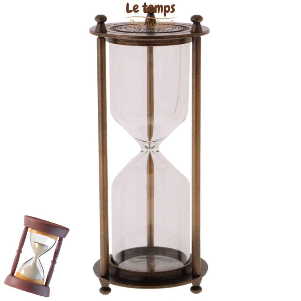 Minuteur Sablier 6 Couleurs, Sablier Colore Kit, Sablier Pour Enfant